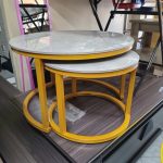 A nesting coffee table
