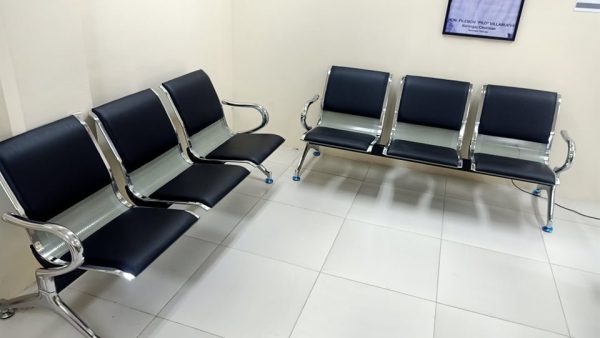3 Seater Linked Waiting Bench (Padded)