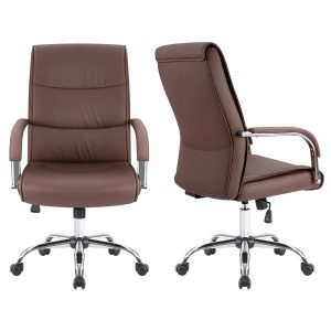 Brown Executive Swivel Office Chair