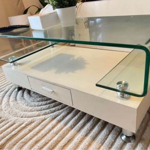 Tampared Glass Coffee Table