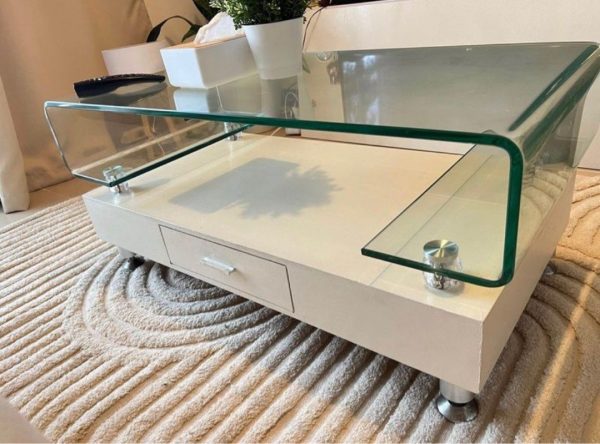 Tampared Glass Coffee Table
