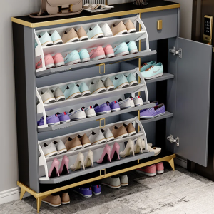 Tipping Shoe Rack