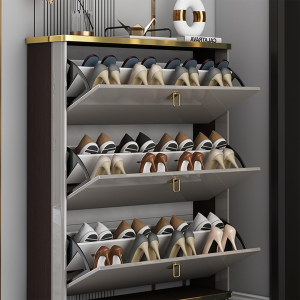 Tipping Shoe Rack
