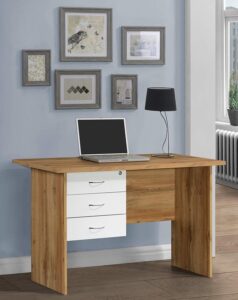 SF 120CM Study Desk (Natural + White)