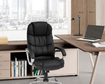 ASTORIA H2312 High-Back Office Chair (Black)