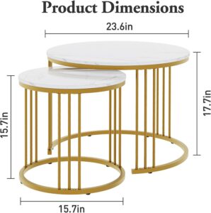 DION C068 Nesting Tables (Marble)