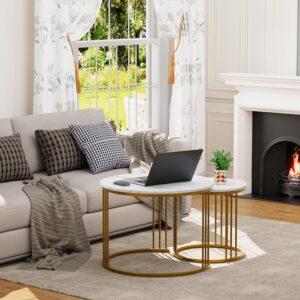 DION C068 Nesting Tables (Marble)