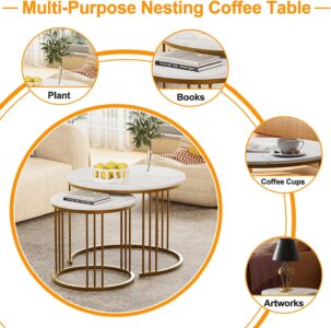 DION C068 Nesting Tables (Marble)
