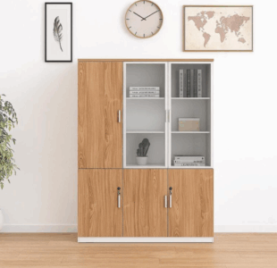 KARL 3-Door Wooden Cabinet