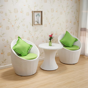 CHAKA 3 Piece Outdoor Set (White)