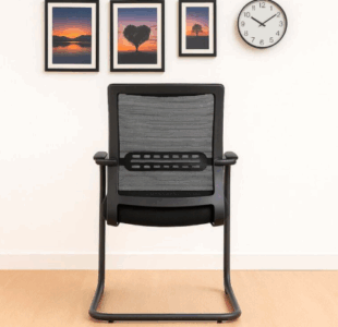 T98 Black Visitors Chair