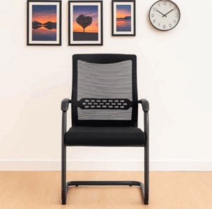 T98 Black Visitors Chair