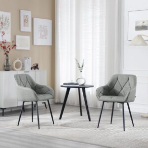 SIENA TJ81 Velvet Chairs (Gray)