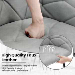 SIENA TJ81 Velvet Chairs (Gray)