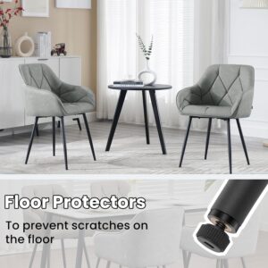 SIENA TJ81 Velvet Chairs (Gray)